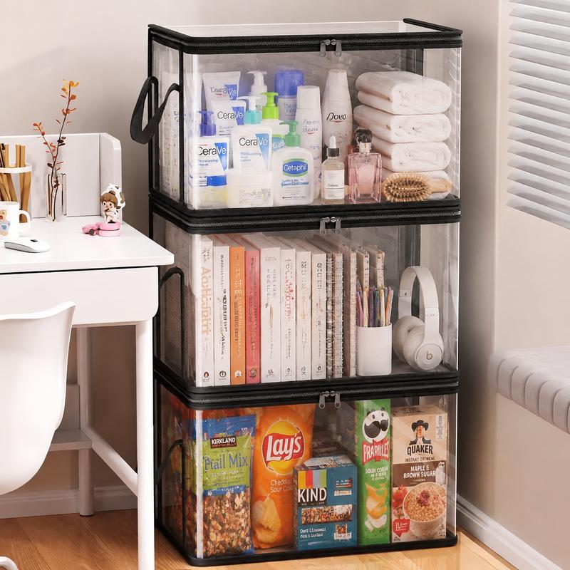 ⏳LAST DAY BUY 2 GET 1 FREE!💕Vimbe™ Transparent Storage Bag – Large, Dust & Moisture-Proof with Handle✨