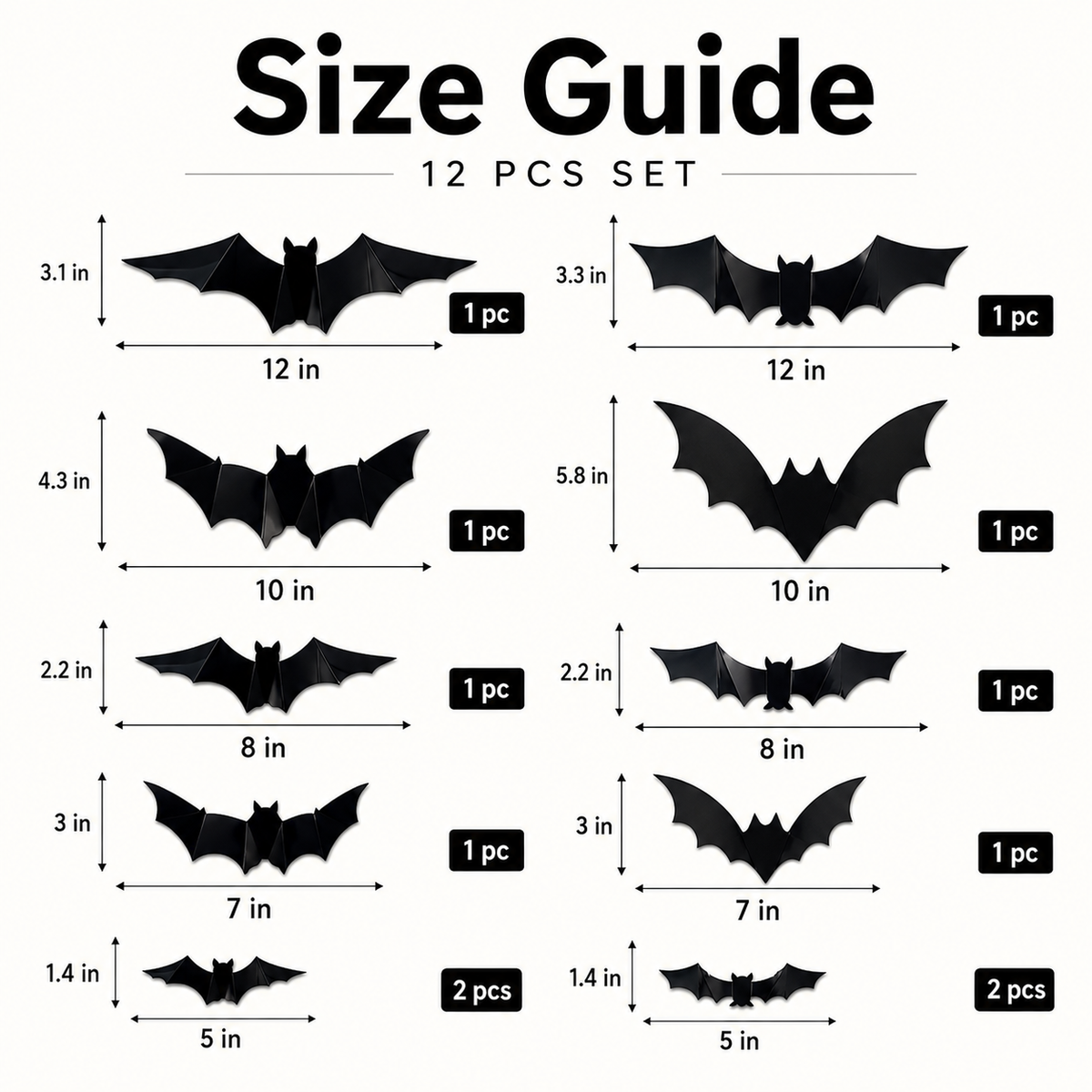 Glowing 3D Halloween Bat Decor 🦇🎃 (offer)
