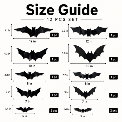 Glowing 3D Halloween Bat Decor 🦇🎃 (offer)