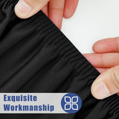 Vimbe™ Stretch Fabric Table Top Cap Cover – Elastic Edge, Waterproof & Reusable