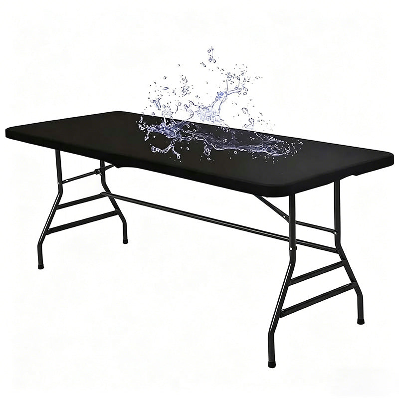 Vimbe™ Stretch Fabric Table Top Cap Cover – Elastic Edge, Waterproof & Reusable