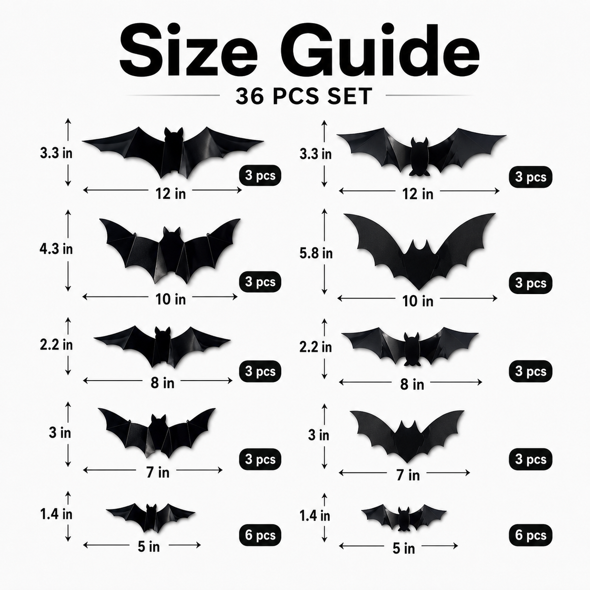 Glowing 3D Halloween Bat Decor 🦇🎃 (offer)