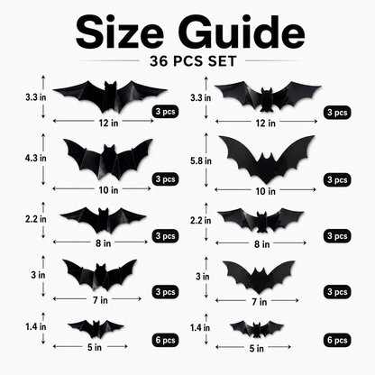 Glowing 3D Halloween Bat Decor 🦇🎃 (offer)