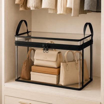 ⏳LAST DAY BUY 2 GET 1 FREE!💕Vimbe™ Transparent Storage Bag – Large, Dust & Moisture-Proof with Handle✨