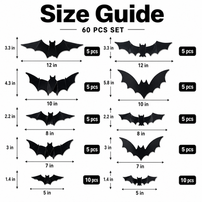 Glowing 3D Halloween Bat Decor 🦇🎃 (offer)