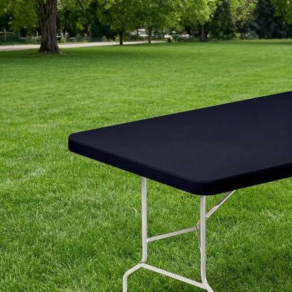 Vimbe™ Stretch Fabric Table Top Cap Cover – Elastic Edge, Waterproof & Reusable