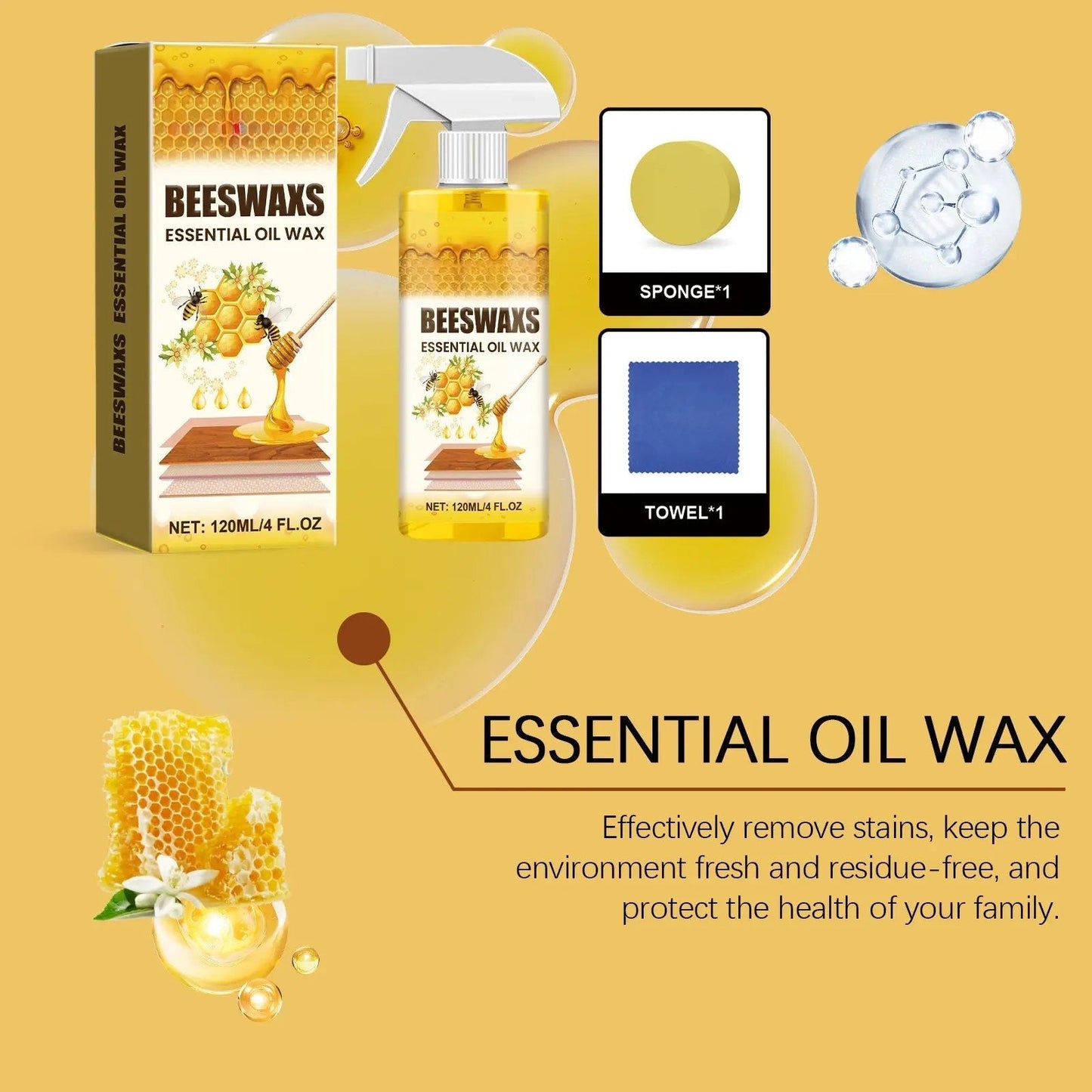 Ajaxfit™Beeswax Wood Polish Spray (offer)