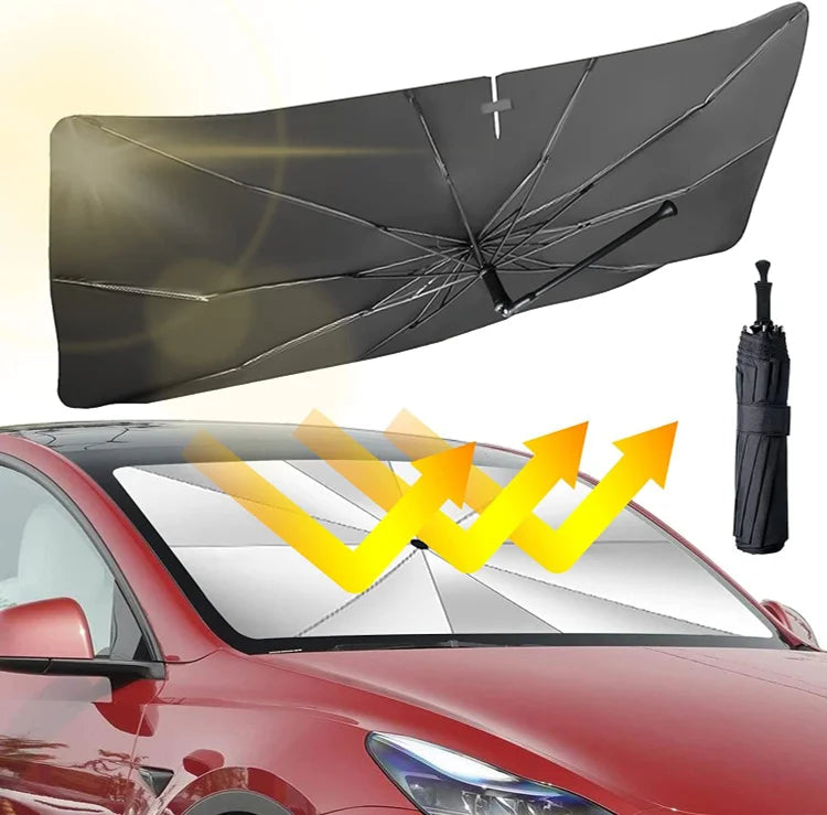 🔥🔥Last Day 50% OFF - 2026 Upgraded Car Windshield Sun Shade Umbrella (offer)