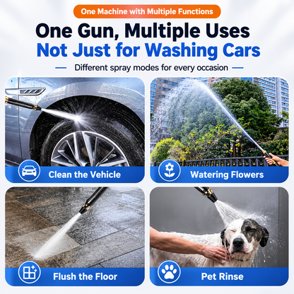 LAST DAY 65% OFF🔥Vimbe™ Home High-Pressure Car Wash Water Gun