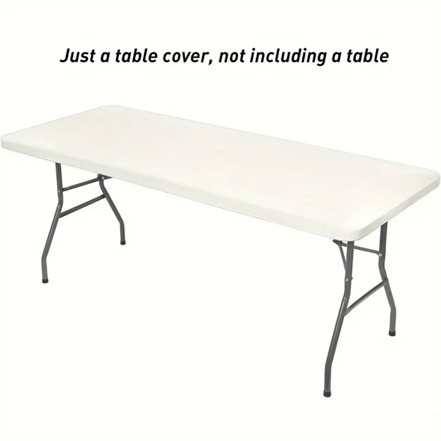 Vimbe™ Stretch Fabric Table Top Cap Cover – Elastic Edge, Waterproof & Reusable