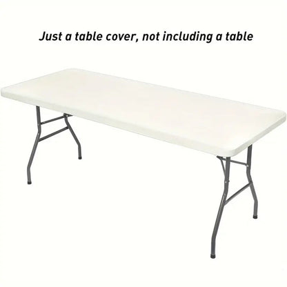 Vimbe™ Stretch Fabric Table Top Cap Cover – Elastic Edge, Waterproof & Reusable