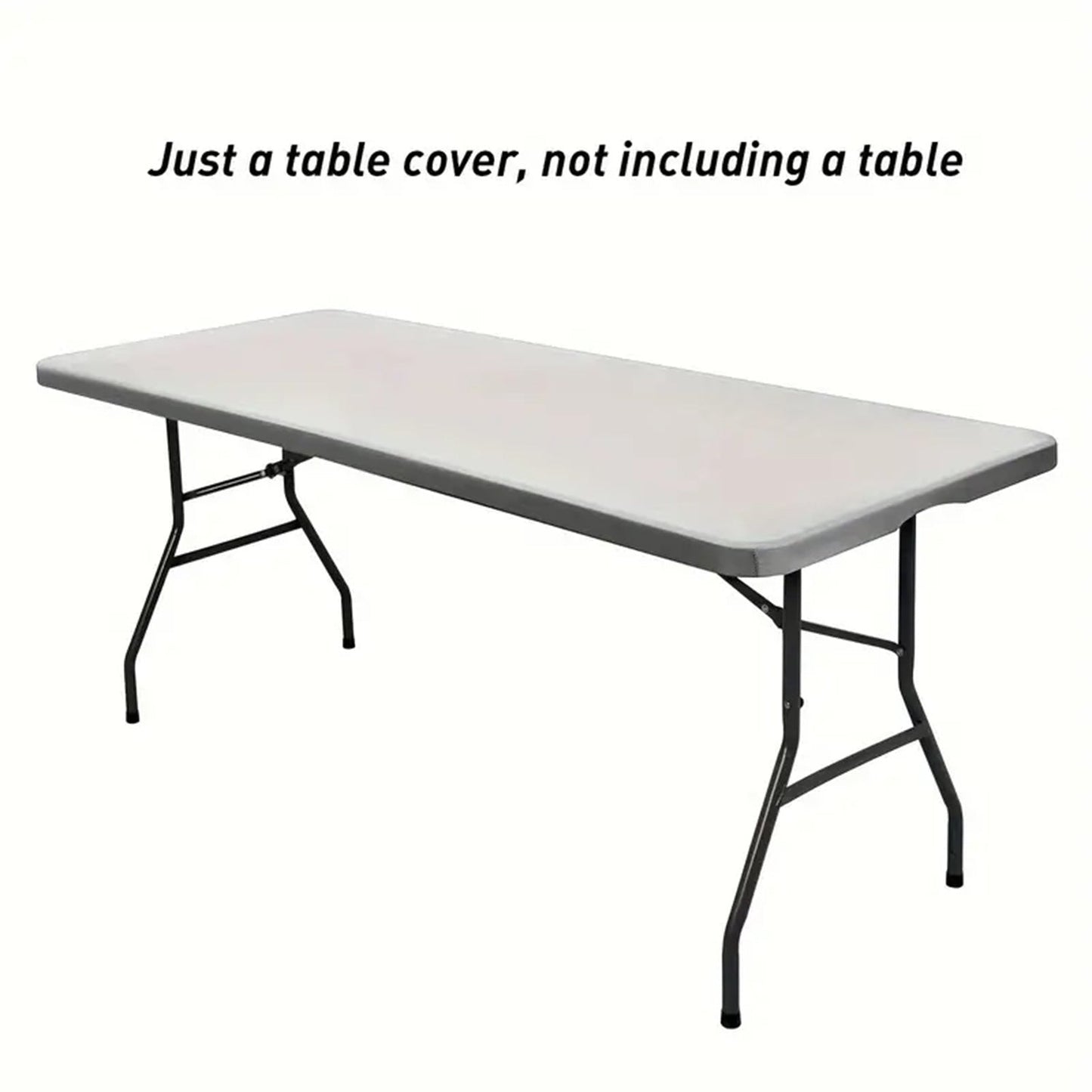 Vimbe™ Stretch Fabric Table Top Cap Cover – Elastic Edge, Waterproof & Reusable