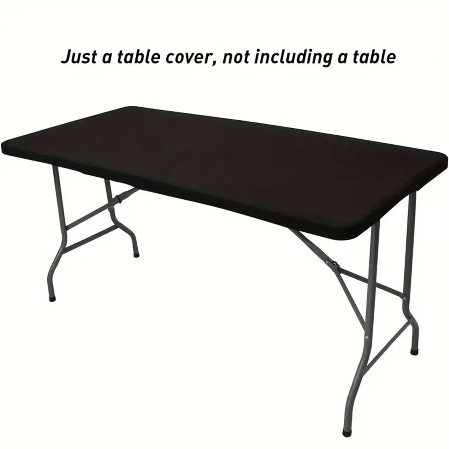 Vimbe™ Stretch Fabric Table Top Cap Cover – Elastic Edge, Waterproof & Reusable