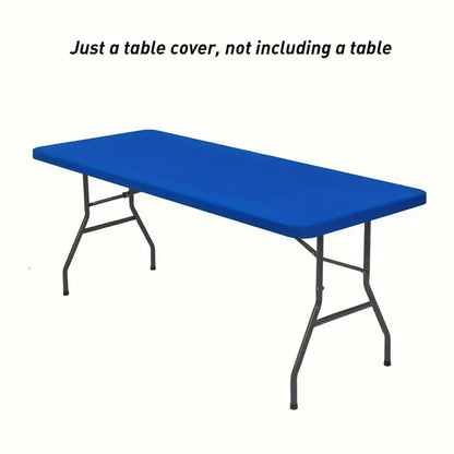 Vimbe™ Stretch Fabric Table Top Cap Cover – Elastic Edge, Waterproof & Reusable