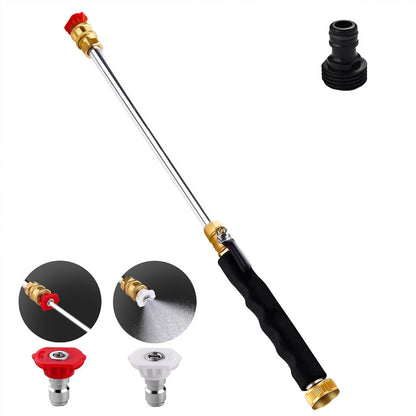 Ajaxfit™🏠🚀High Pressure Hose Nozzle – Power Washer Wand for Car, Patio & Garden Cleaning