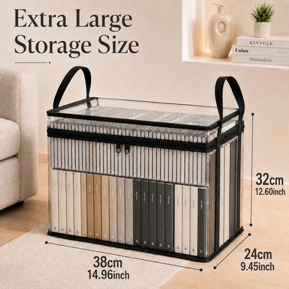 ⏳LAST DAY BUY 2 GET 1 FREE!💕Vimbe™ Transparent Storage Bag – Large, Dust & Moisture-Proof with Handle✨