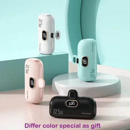 ⏰Limited Offer 50% OFF!🔥Zanqivo™ 5000mAh Mini Power Bank – Ultra-Portable & Universally Compatible🔋📱