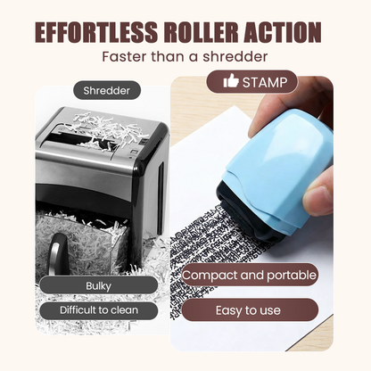 ⏳Final Hours Flash Sale $9.99!!💞50K+ SOLD!🛡️ ✉️Privacy Roller Stamp – Hide personal info instantly. No shredding needed. Refillable & portable. 🔏✨
