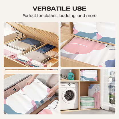 🔥No‑Pump Vacuum Storage Bags – Press & seal, no pump needed.