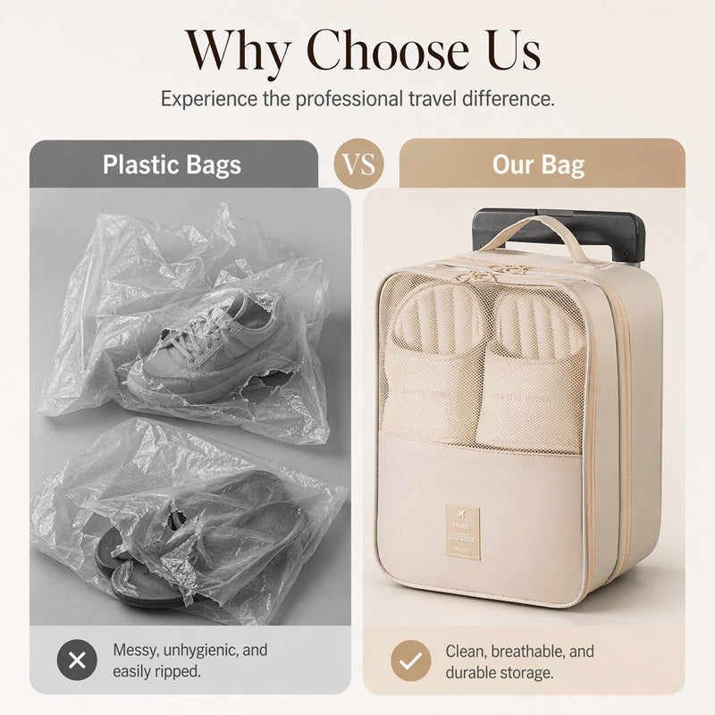 ⏳ Limited-Time Flash Sale! ✨Portable Travel Shoe Bag for Luggage (offer)