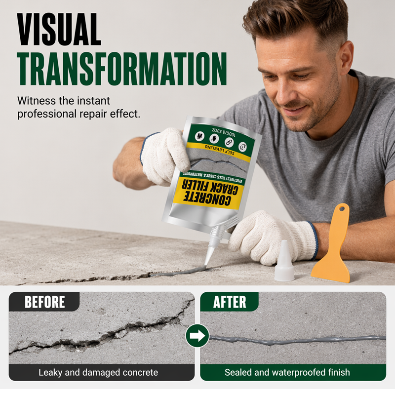 Waterproof Concrete Crack Filler & Sealant (offer)